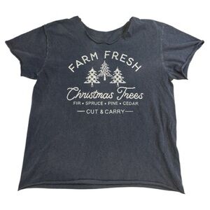 Farm Fresh Vintage Christmas Trees Graphic T-Shirt
